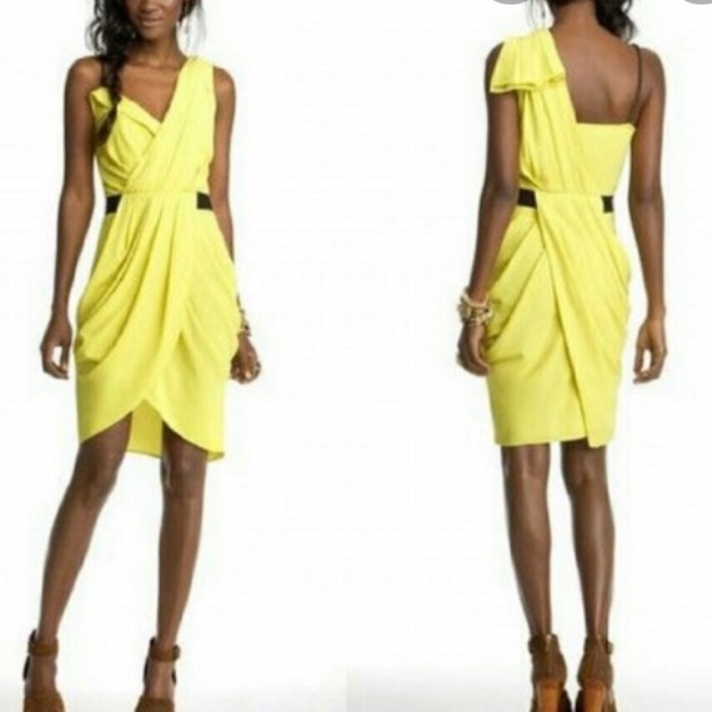 Yellow Rachel Roy dress